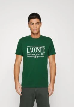 Lacoste Unisex - T-Shirt Print - Vert