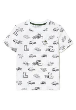 Lacoste Enfant - T-Shirt Print - Blanc