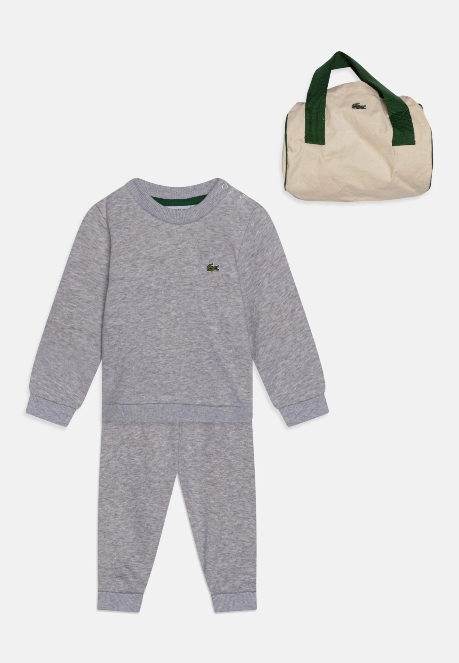 Lacoste Baby Unisex Set - Sweater - Silver Chine 1 Lacoste Baby Unisex Set - Sweater - Silver Chine