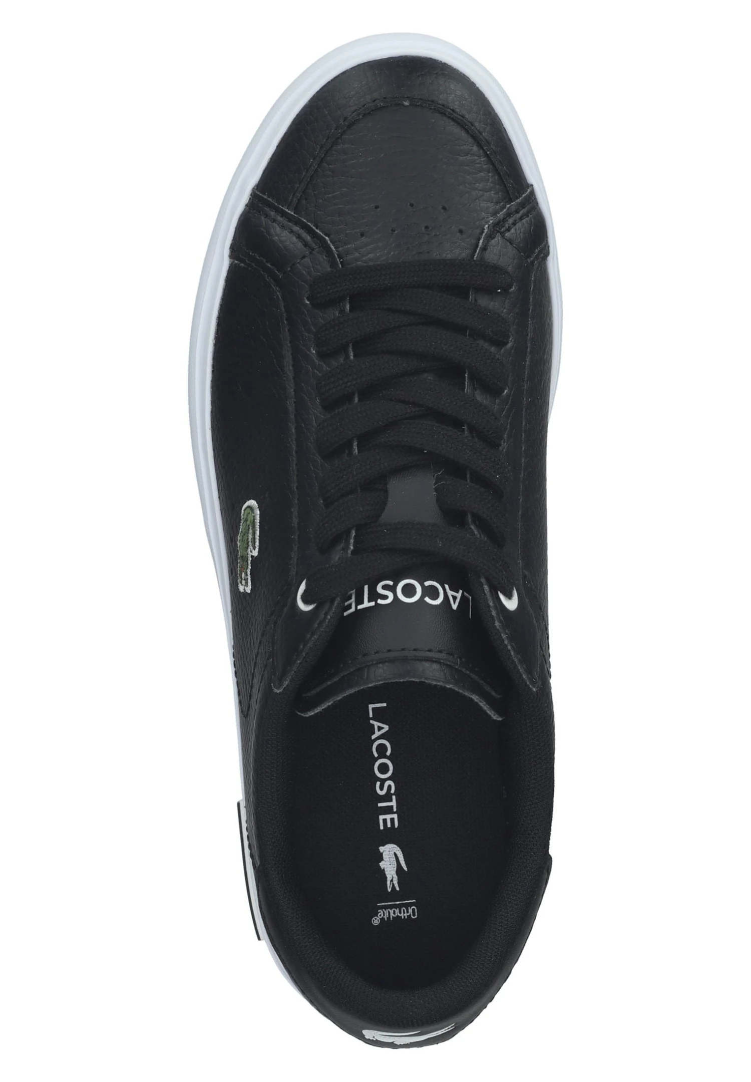 Lacoste Powercourt - Sneakers Laag - Blk/Wht 3 Lacoste Powercourt - Sneakers Laag - Blk/Wht - Afbeelding 3