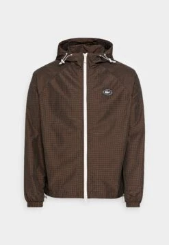Lacoste Lichte Jas - Black/Brown/Beige