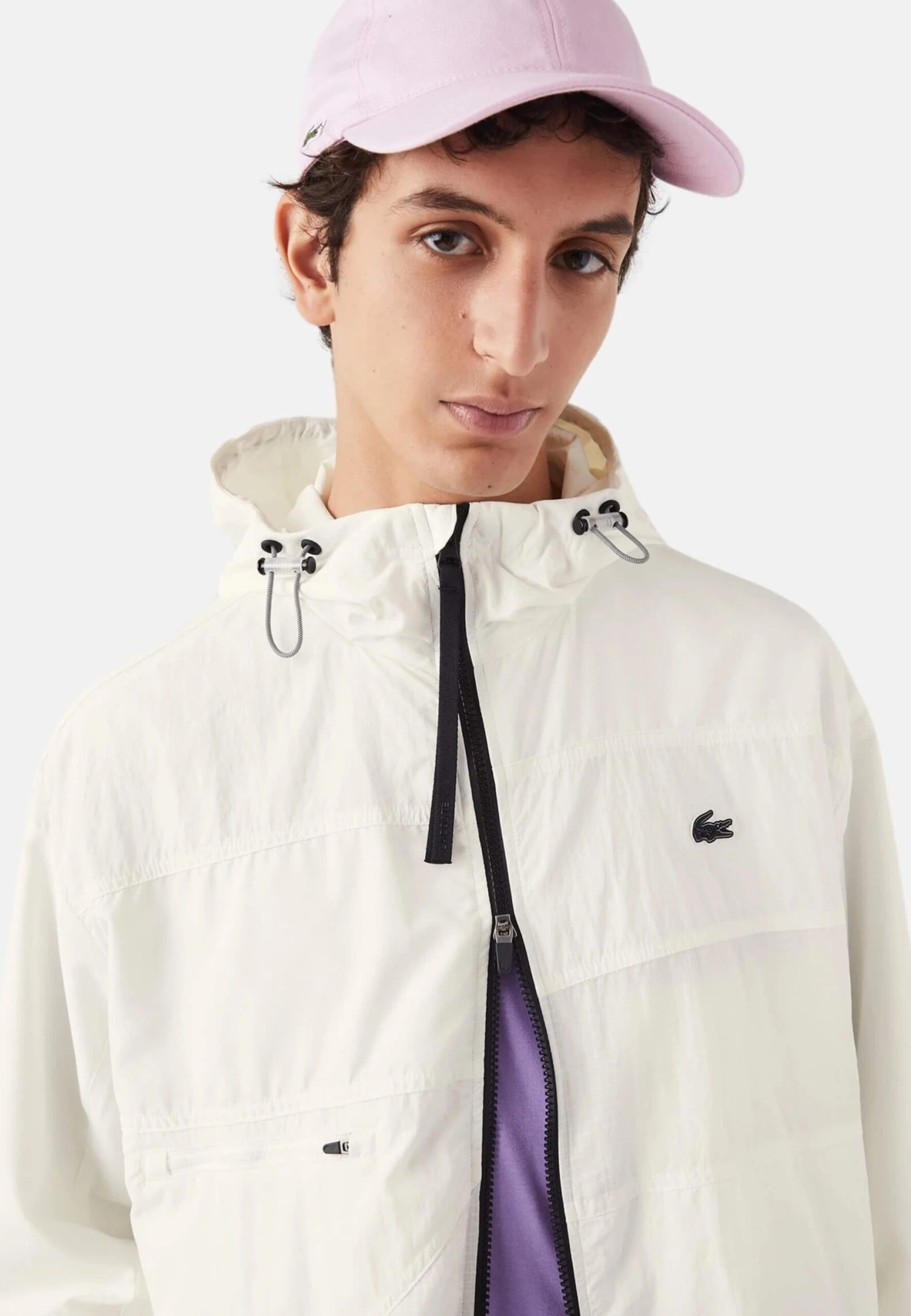 Lacoste Lichte Jas - Blanco 3 Lacoste Lichte Jas - Blanco - Afbeelding 3