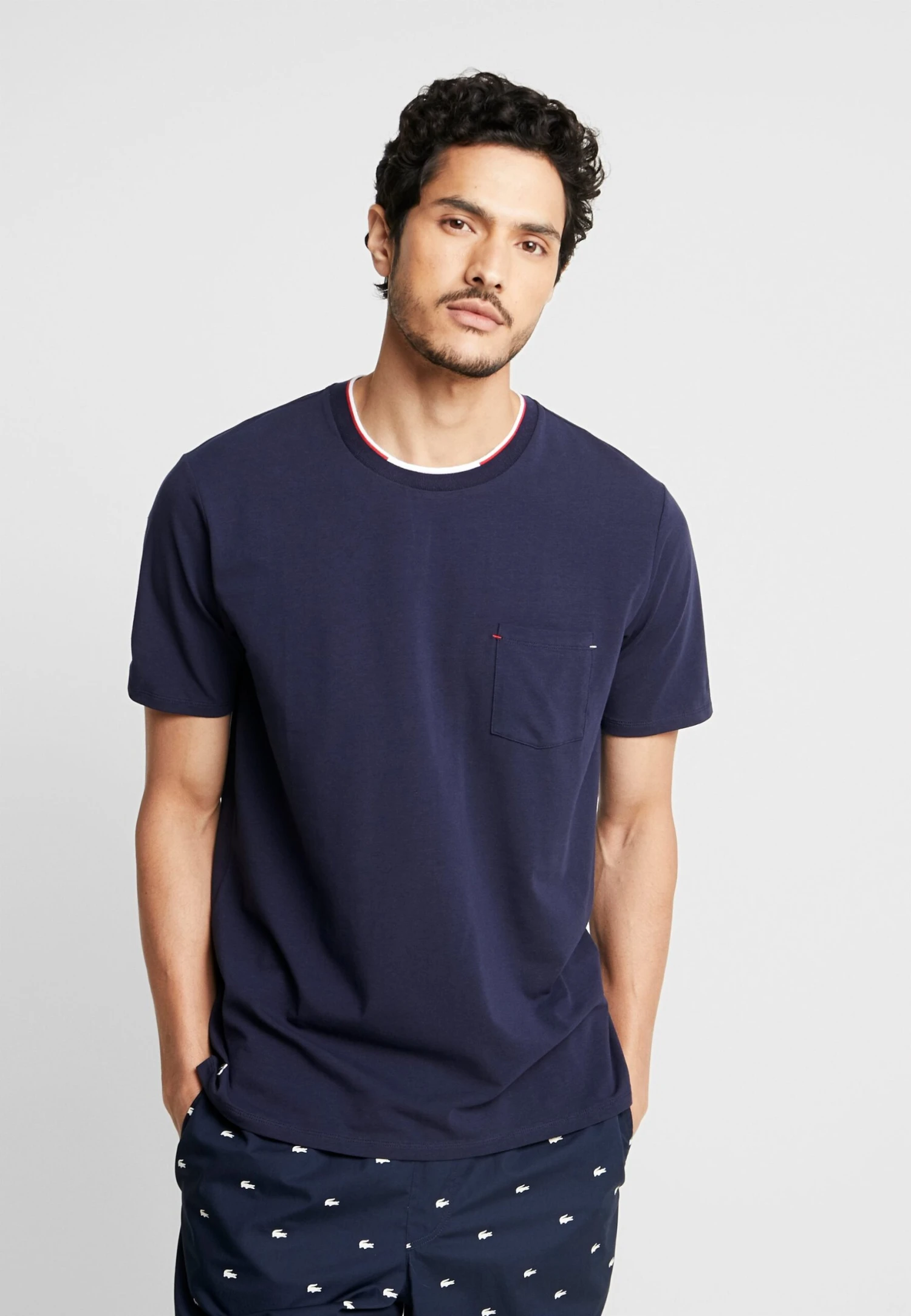 Lacoste Pyjamashirt - Navy Blue 1 Lacoste Pyjamashirt - Navy Blue