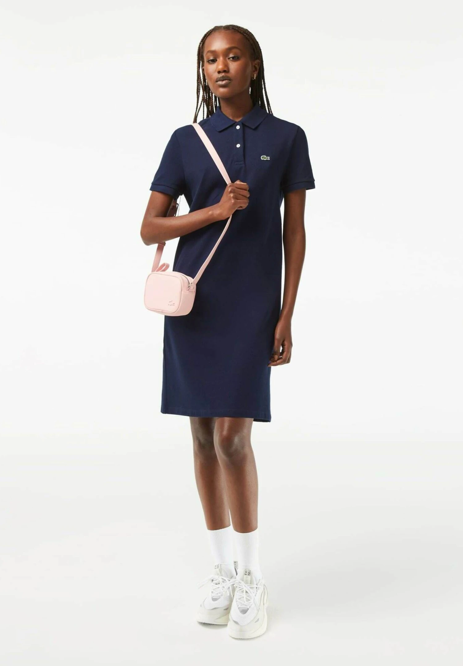 Lacoste Jerseyjurk - Bleu Marine 2 Lacoste Jerseyjurk - Bleu Marine - Afbeelding 2