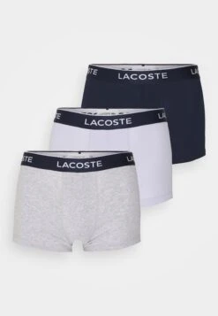 Lacoste 3 Pack - Onderbroeken - Parma Navy Blue Silver Chine -Lacoste 0a8e0777fcf342ab92d0576a9e912953