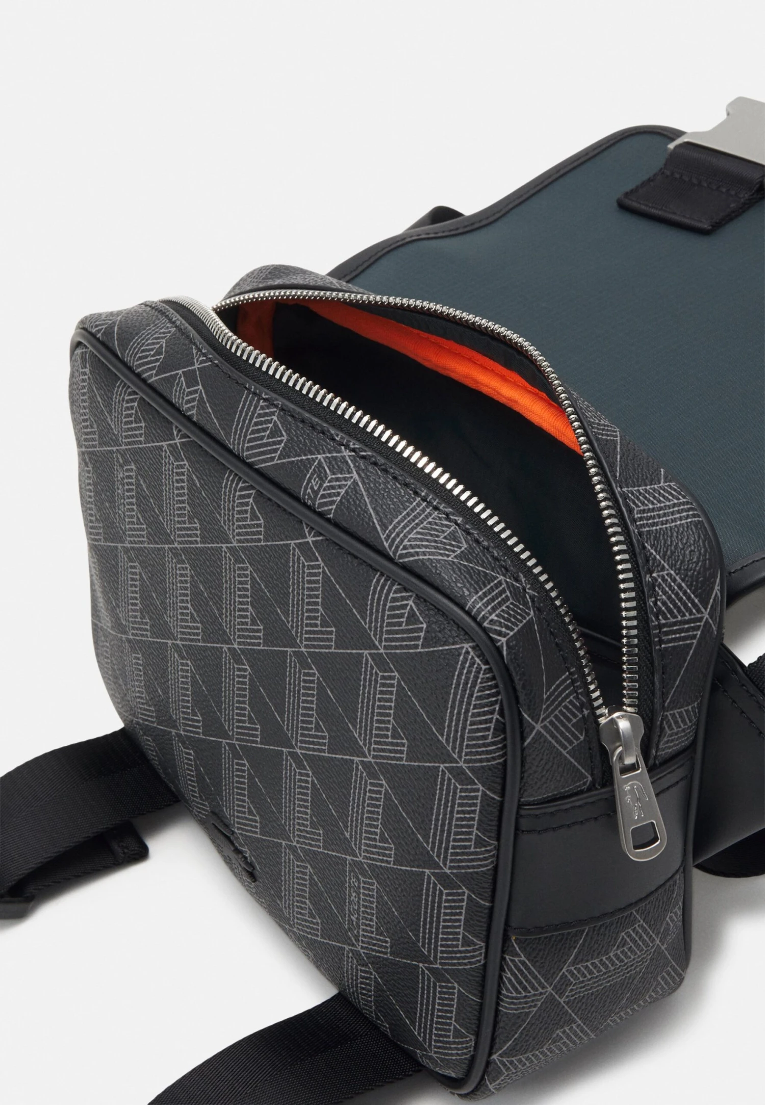 Lacoste The Blend - Schoudertas - Noir Gris 3 Lacoste The Blend - Schoudertas - Noir Gris - Afbeelding 3