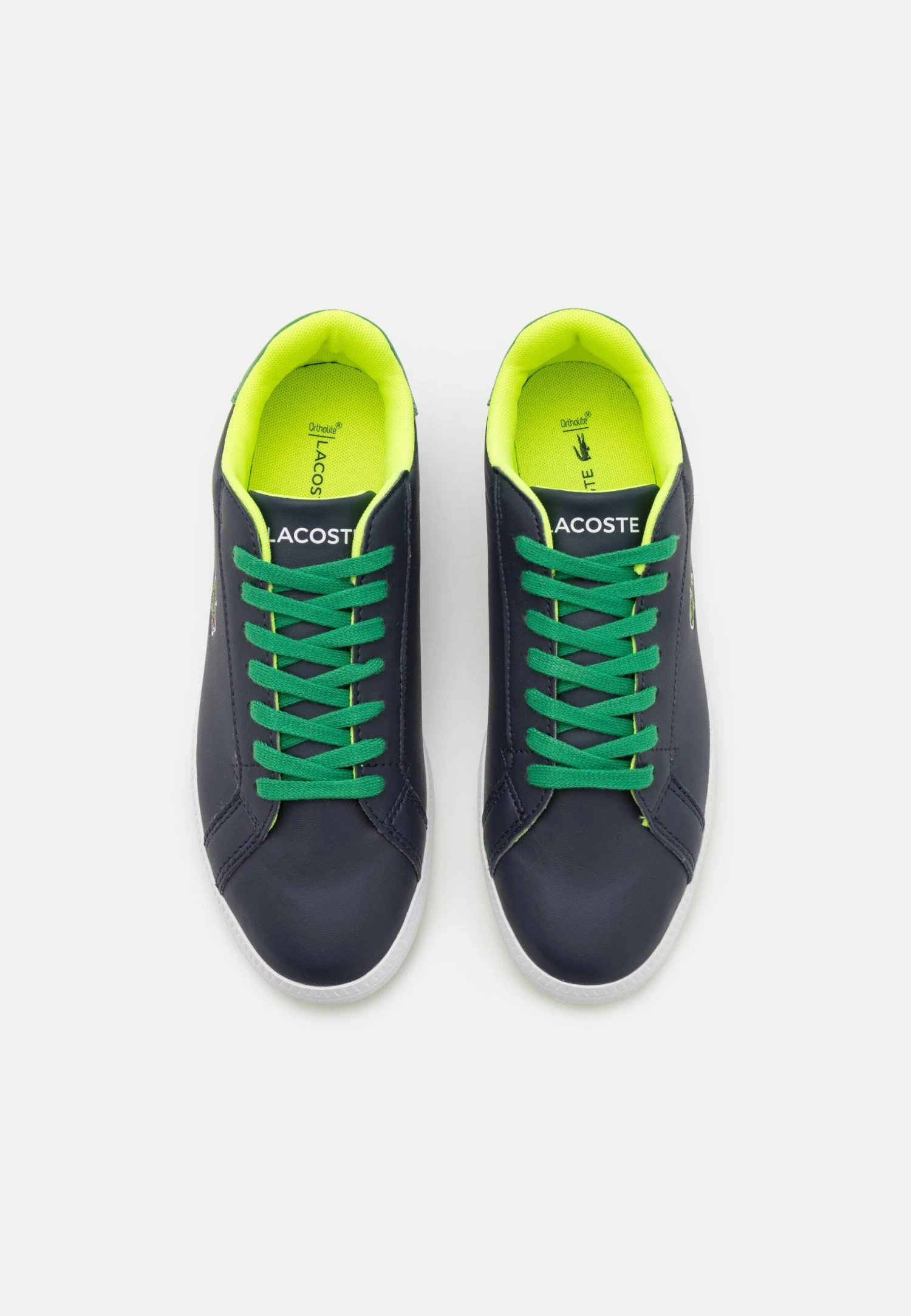 Lacoste Graduate Unisex - Sneakers Laag - Navy/Green 4 Lacoste Graduate Unisex - Sneakers Laag - Navy/Green - Afbeelding 4