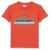 Lacoste T-Shirt Print - Orange