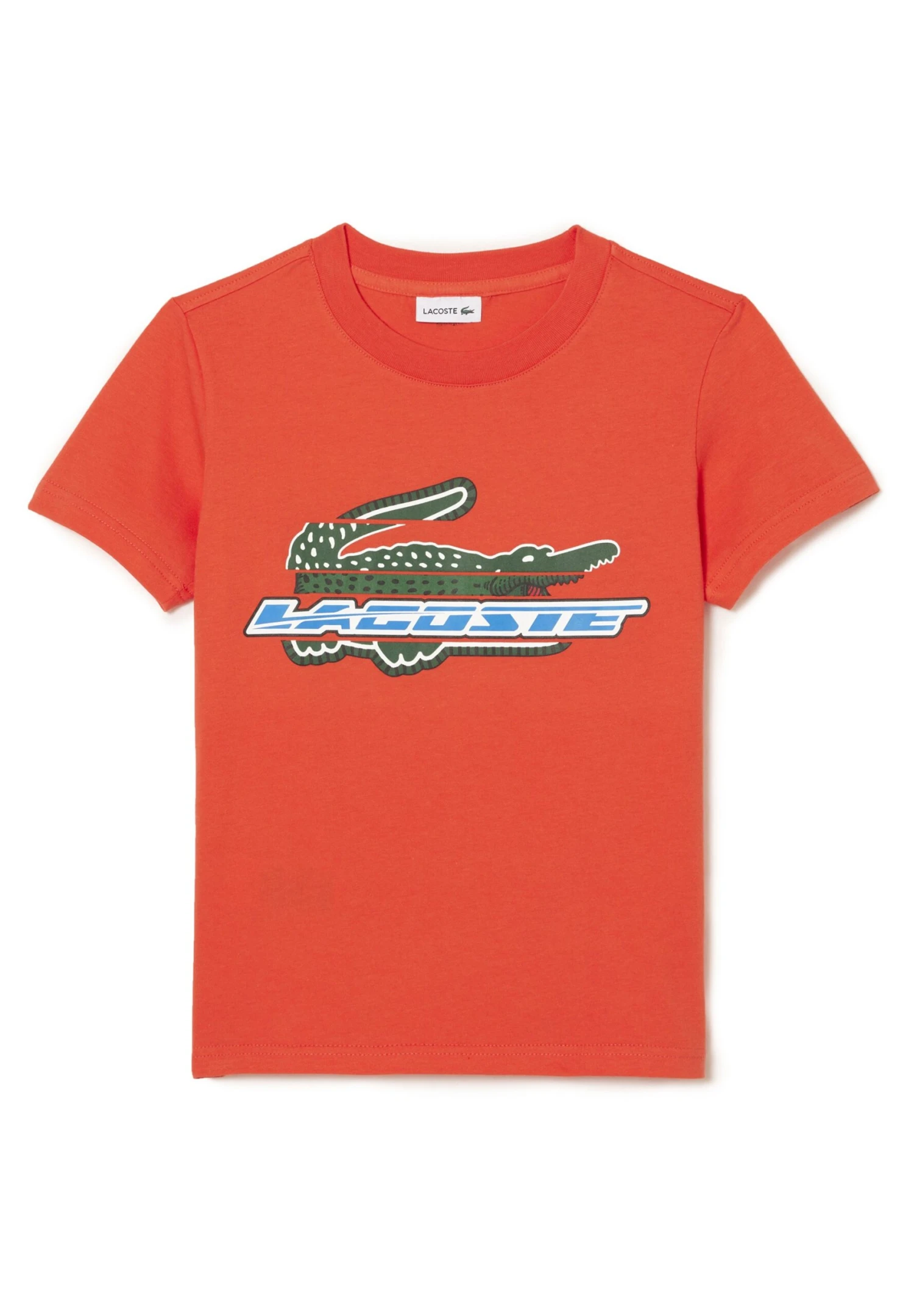 Lacoste T-Shirt Print - Orange 1 Lacoste T-Shirt Print - Orange