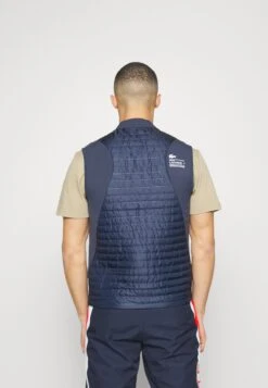 Lacoste Sport Reversible Vest Active - Bodywarmer - Bleu/Beige -Lacoste 0ec10fa0c2294718abee2306fb29d47f