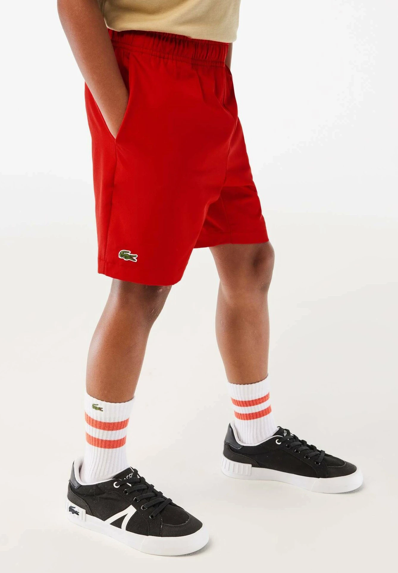 Lacoste Enfant - Shorts - Rouge 2 Lacoste Enfant - Shorts - Rouge - Afbeelding 2