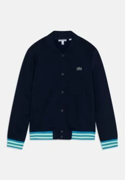 Lacoste Unisex - Sweater Met Rits - Bleu Marine