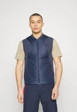 Lacoste Sport Reversible Vest Active - Bodywarmer - Bleu/Beige