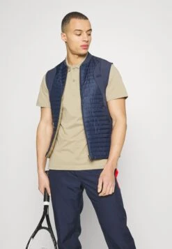 Lacoste Sport Reversible Vest Active - Bodywarmer - Bleu/Beige -Lacoste 13658c5ac8314899ba96db9929bdf7fe