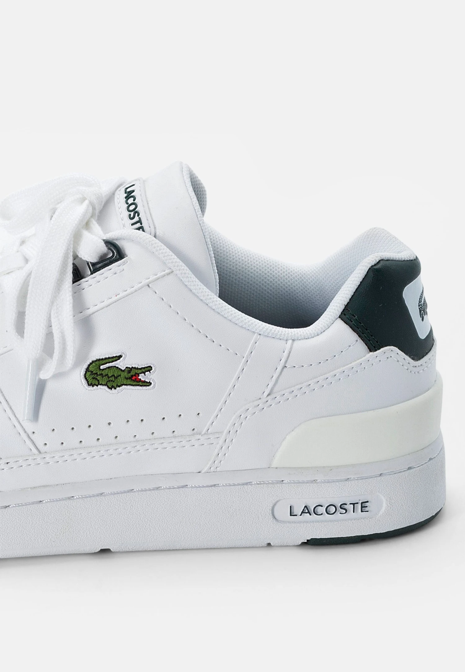 Lacoste T-Clip - Sneakers Laag - White/Dark Green 6 Lacoste T-Clip - Sneakers Laag - White/Dark Green - Afbeelding 6