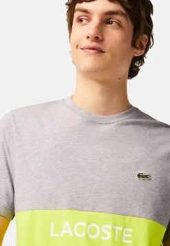 Lacoste T-Shirt Print - Hellgrau -Lacoste 16c85d5551e943cdbdcb349196df97bd