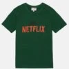 Lacoste X Netflix Unisex - T-Shirt Print - Vert