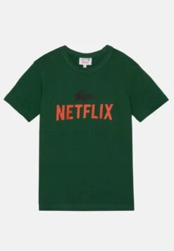 Lacoste X Netflix Unisex - T-Shirt Print - Vert