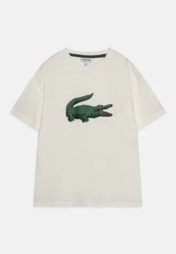 Lacoste Unisex - T-Shirt Print - Flour