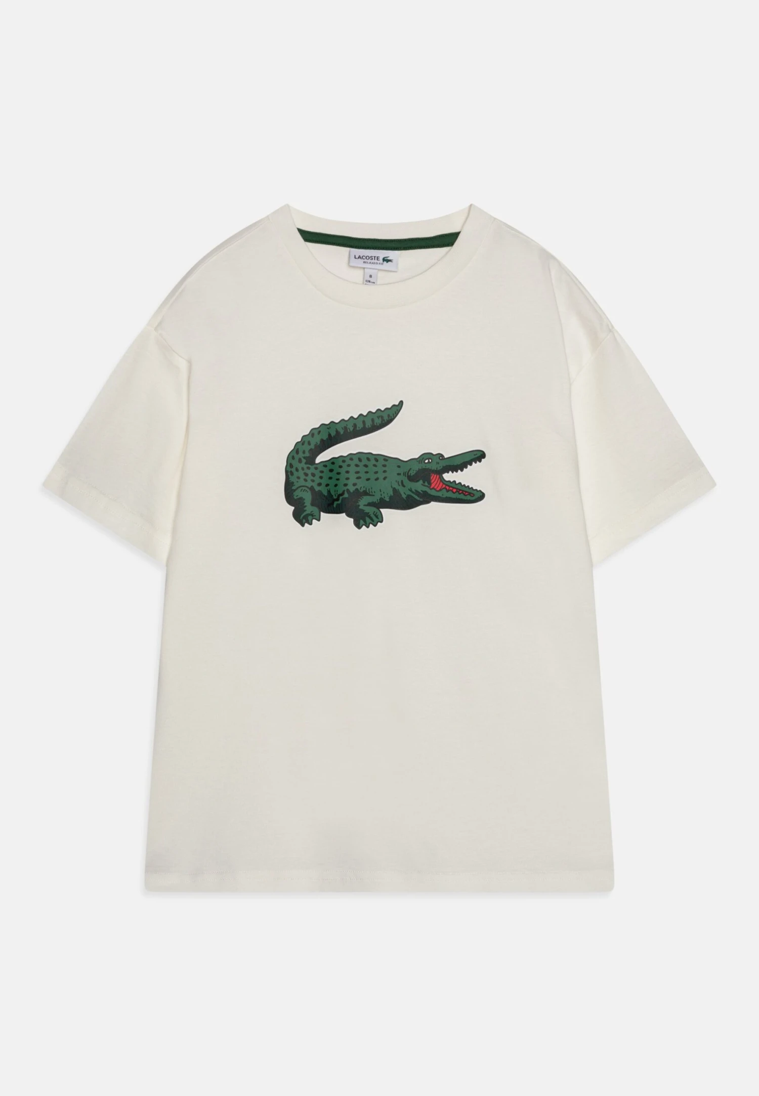 Lacoste Unisex - T-Shirt Print - Flour 1 Lacoste Unisex - T-Shirt Print - Flour