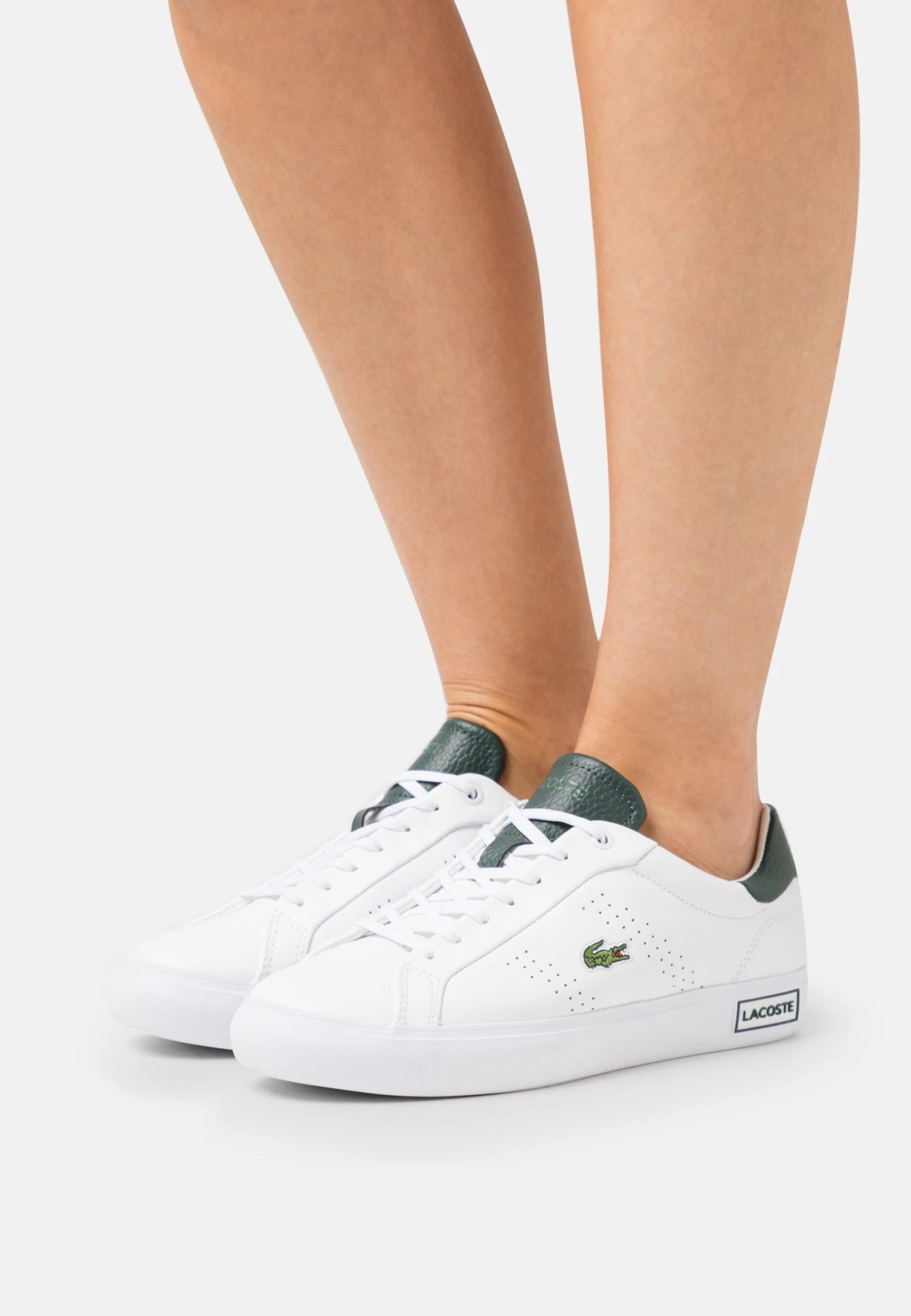 Lacoste Powercourt 2.0 - Sneakers Laag - White/Dark Green 1 Lacoste Powercourt 2.0 - Sneakers Laag - White/Dark Green