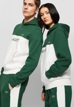 Lacoste Hoodie - Green/Flour -Lacoste 1bcacbe058b748ce93f7b8ae1a260f80