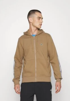 Lacoste Sport Tapered - Sweater Met Rits - Marron