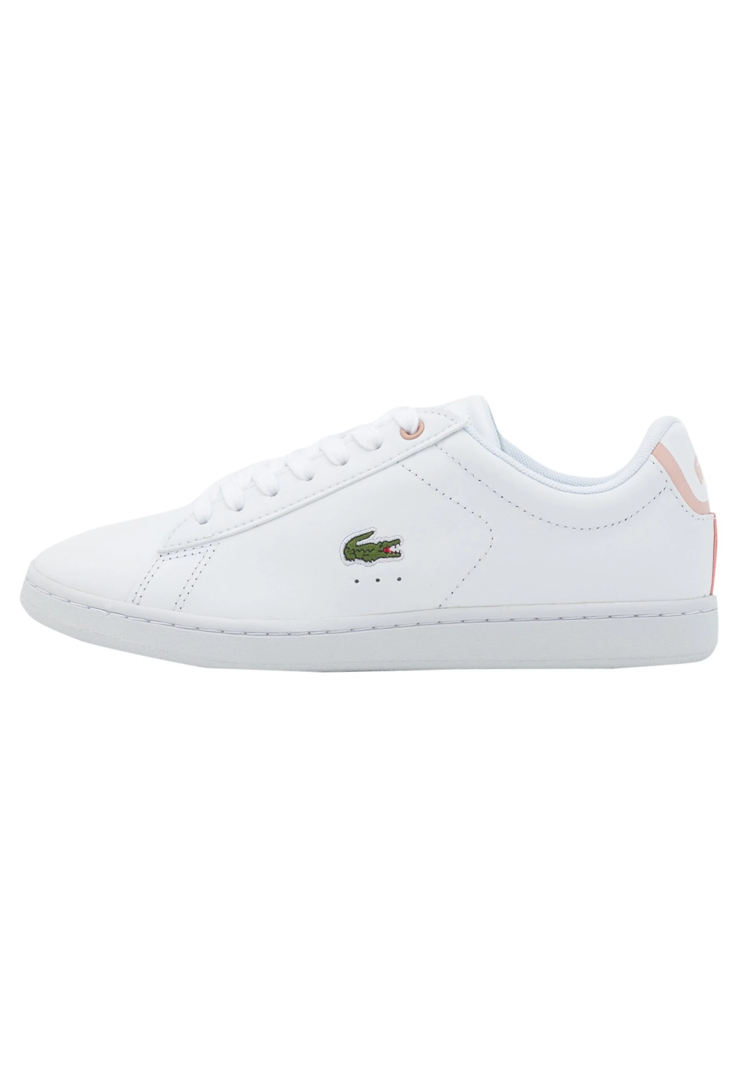 Lacoste Carnaby Evo- Sneakers Laag - White/Light Pink 2 Lacoste Carnaby Evo- Sneakers Laag - White/Light Pink - Afbeelding 2