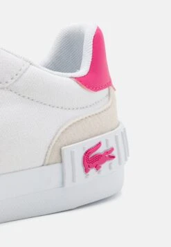 Lacoste Unisex - Sneakers Laag - Blanc/Rose -Lacoste 20f39276ec8d4301bc771906796ab10d
