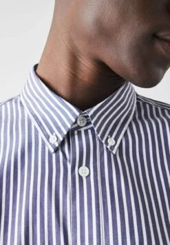 Lacoste Overhemd - Blanc / Bleu Marine -Lacoste 2149e6c8107d4c148981dc8fadc4d80d