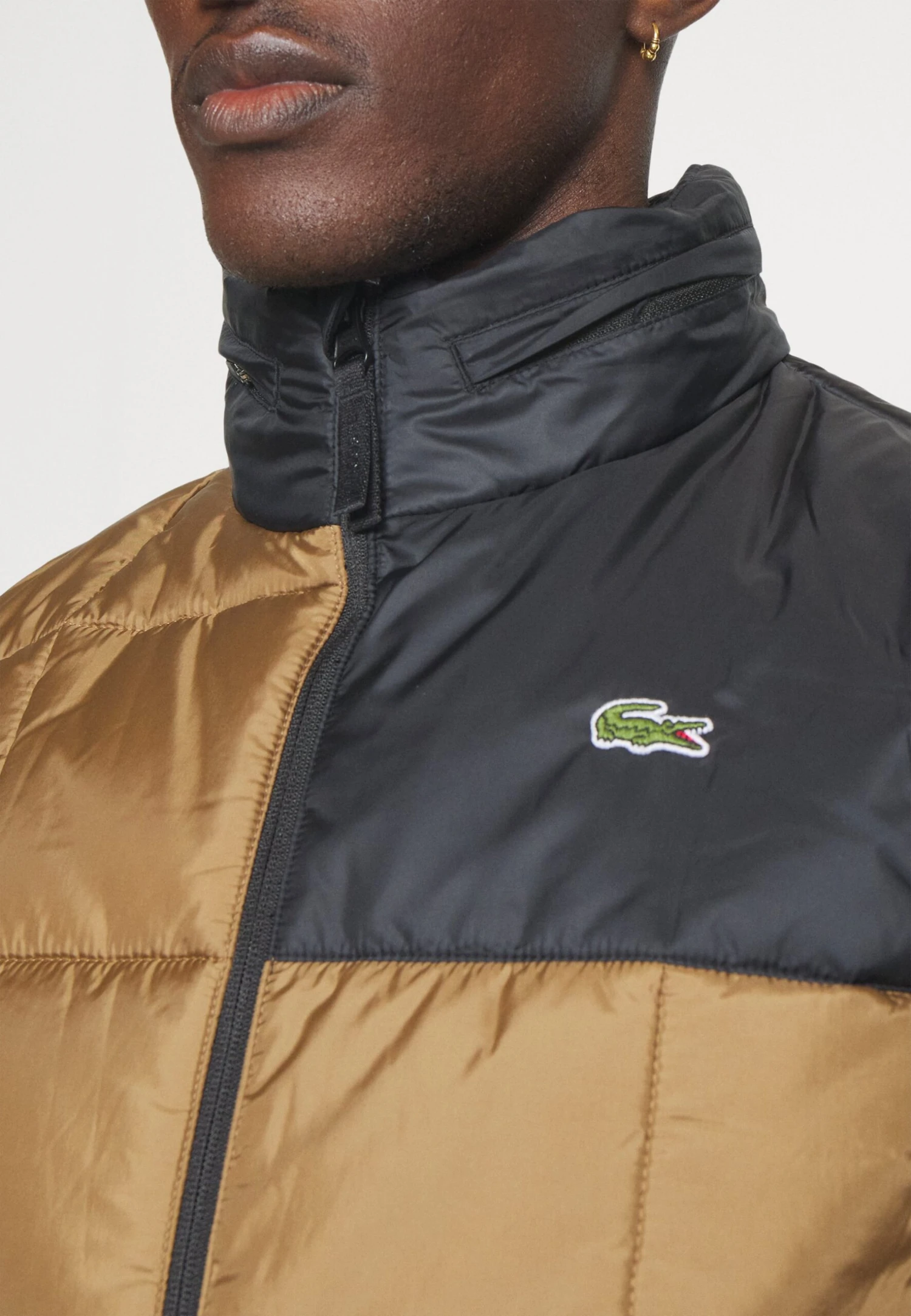 Lacoste Sport Puffer Gilet - Bodywarmer - Cookie/Black 6 Lacoste Sport Puffer Gilet - Bodywarmer - Cookie/Black - Afbeelding 6