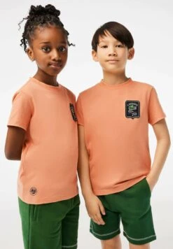 Lacoste Sport T-Shirt Print - Orange Clair