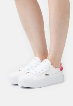Lacoste Ziane Platform - Sneakers Laag - White/Pink
