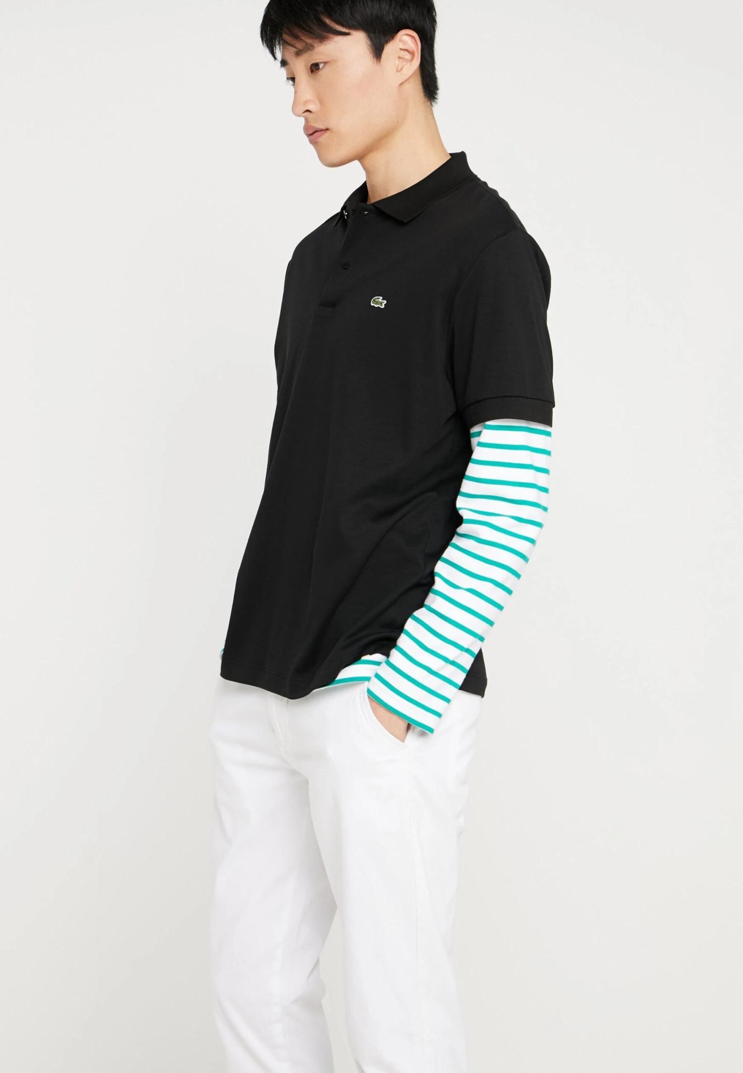 Lacoste Unisex - Poloshirt - Black 4 Lacoste Unisex - Poloshirt - Black - Afbeelding 4