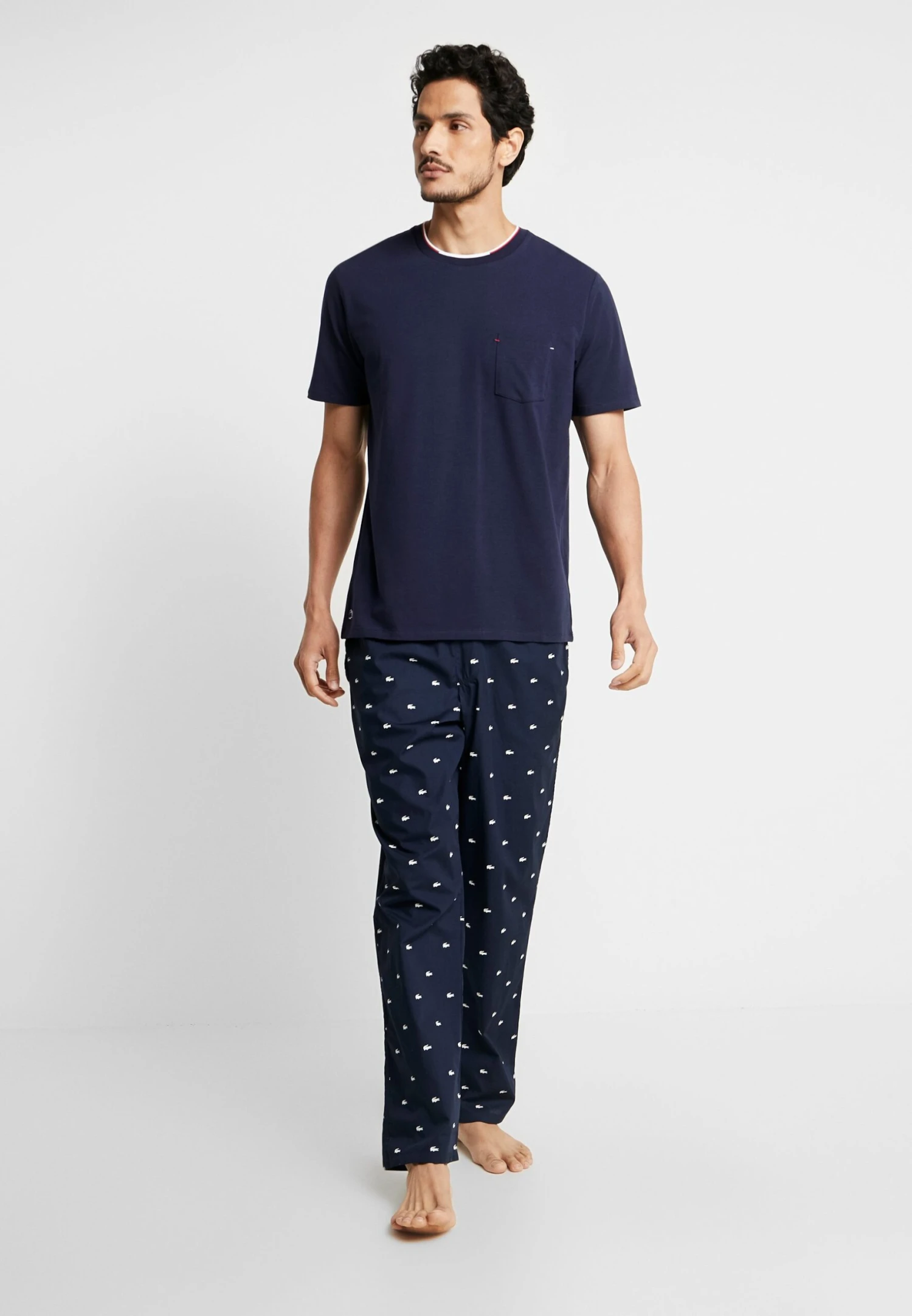 Lacoste Pyjamashirt - Navy Blue 2 Lacoste Pyjamashirt - Navy Blue - Afbeelding 2