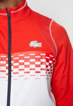 Lacoste Sport Tracksuit - Trainingspak - Corrida/White-Corrida-Corrida-White-Blue Night -Lacoste 281c6373254d4c6286d473c83f39a627