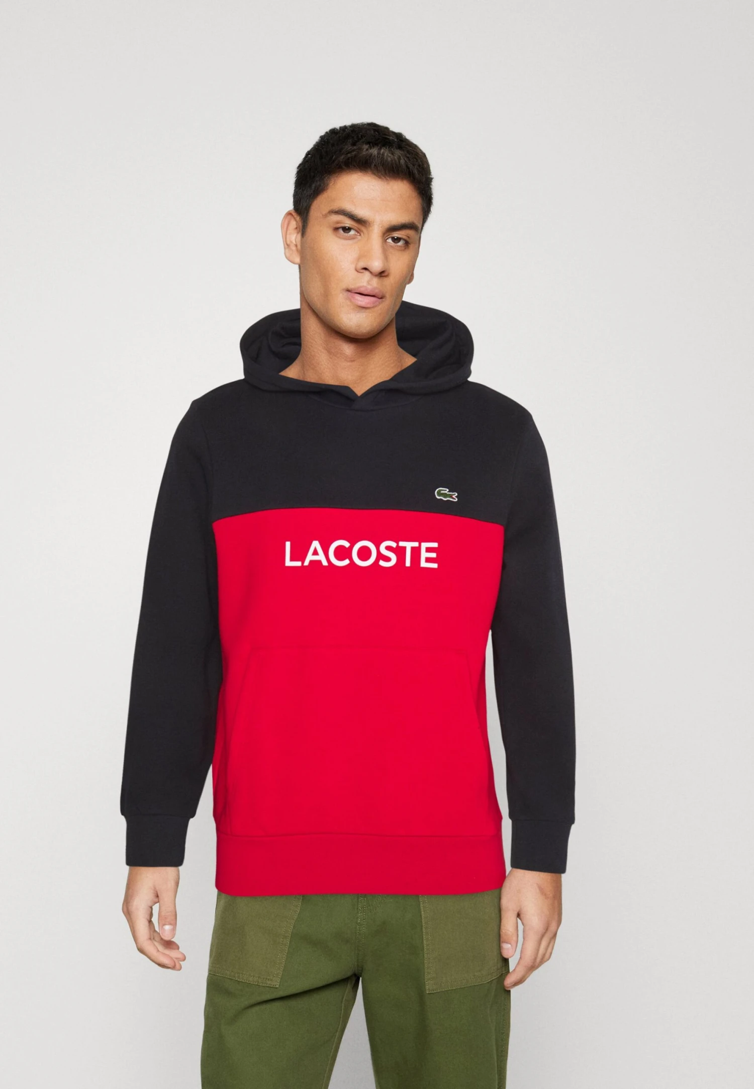 Lacoste Hoodie - Abysm/Red 1 Lacoste Hoodie - Abysm/Red