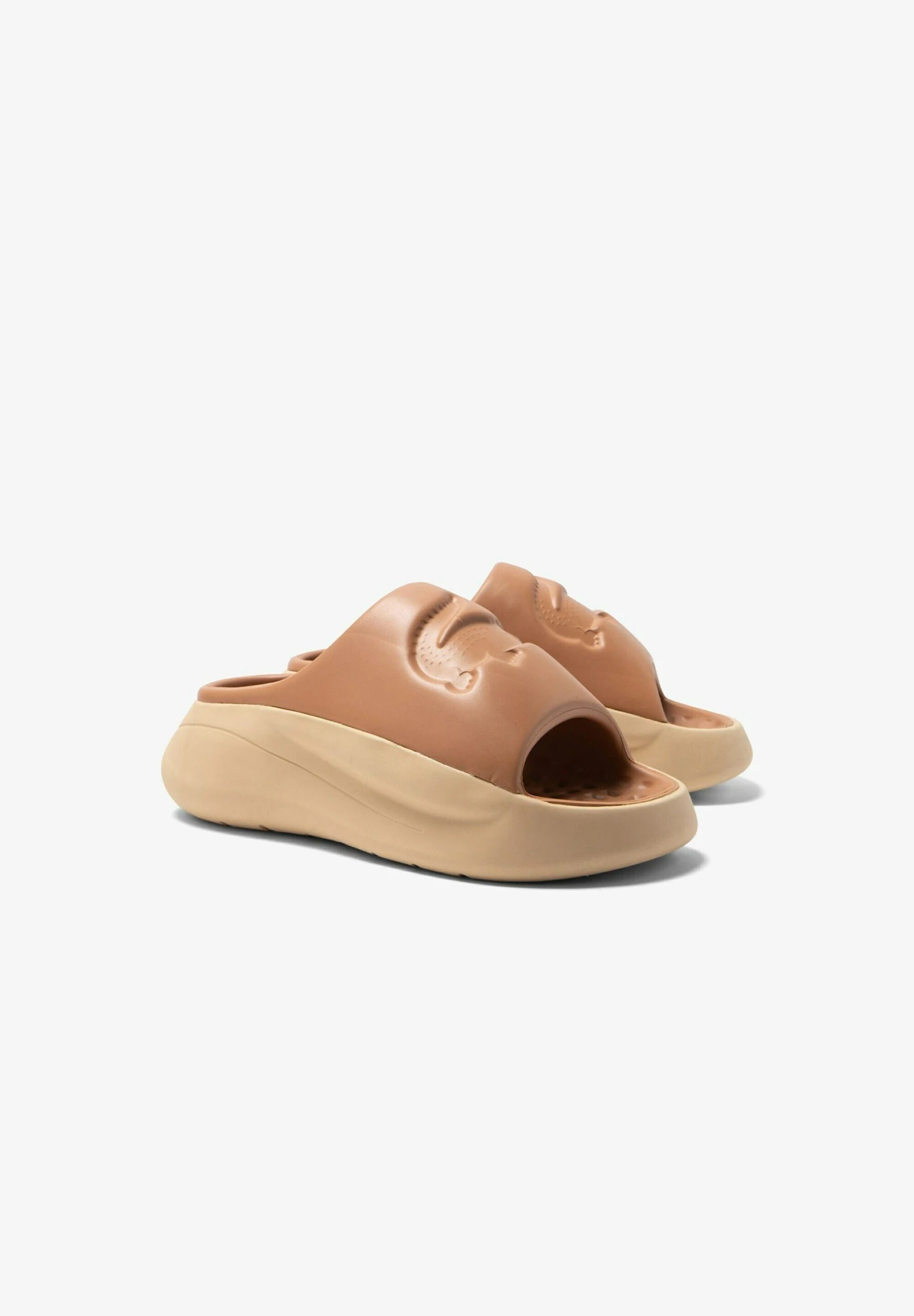 Lacoste Badslippers - Marron Beige 2 Lacoste Badslippers - Marron Beige - Afbeelding 2