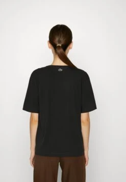 Lacoste Logo T Shirt - T-Shirt Basic - Black 7 Lacoste Logo T Shirt - T-Shirt Basic - Black -Lacoste 28ff304b23ae4372877543965854a001