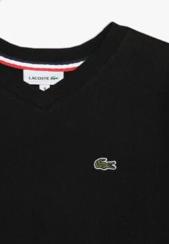 Lacoste Boy V-Neck Tee - T-Shirt Basic - Noir -Lacoste 29588573c7e04c1999b4d94d48c0c118