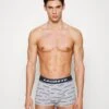 Lacoste 3Pack - Onderbroeken - Silver Chine/Navy Blue