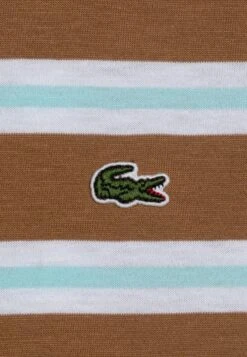 Lacoste Unisex - T-Shirt Print - Cookie/White Agrion -Lacoste 2ee26c06865a4bd7b841d68f4296dbd4
