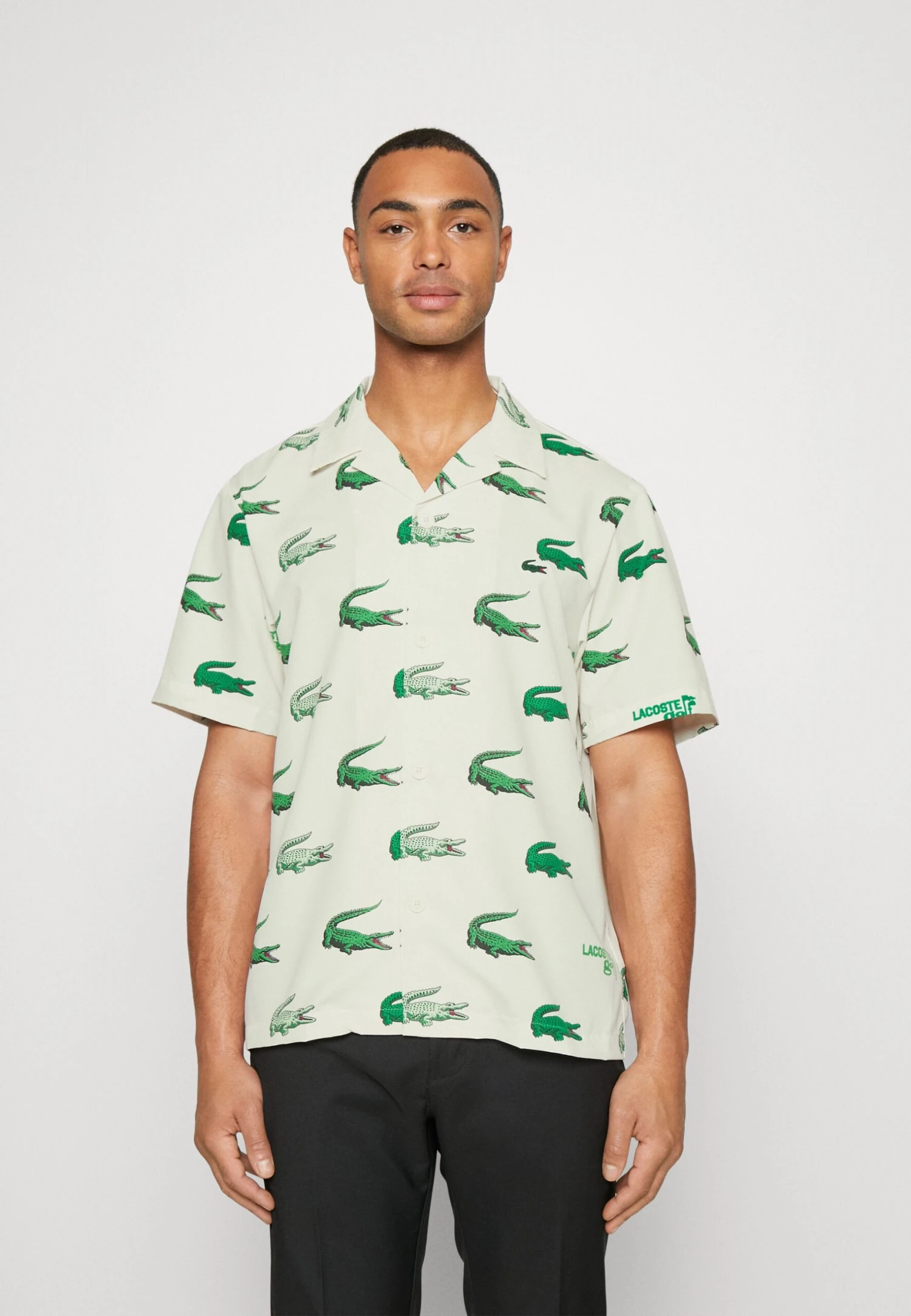Lacoste Sport Golf Print - Overhemd - Blanc 1 Lacoste Sport Golf Print - Overhemd - Blanc