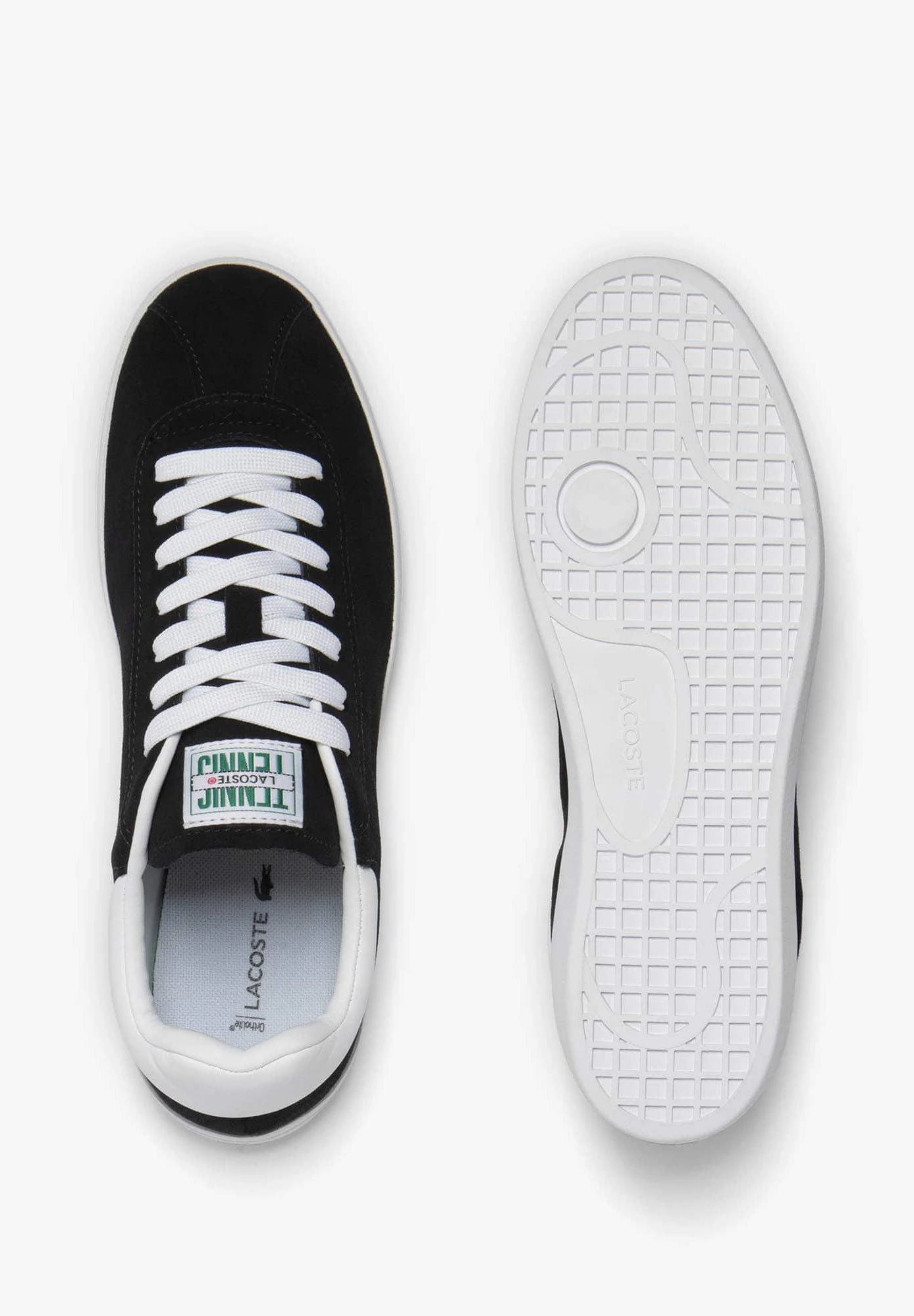 Lacoste Baseshot Sma - Sneakers Laag - Blk/Wht 3 Lacoste Baseshot Sma - Sneakers Laag - Blk/Wht - Afbeelding 3