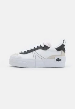 Lacoste Platform - Sneakers Laag - White/Black