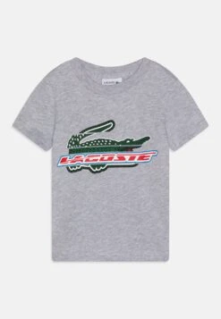 Lacoste Unisex - T-Shirt Print - Gris Chine
