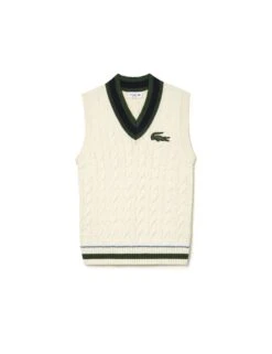 Lacoste R1T - Top - White/ Green/ Light Blue