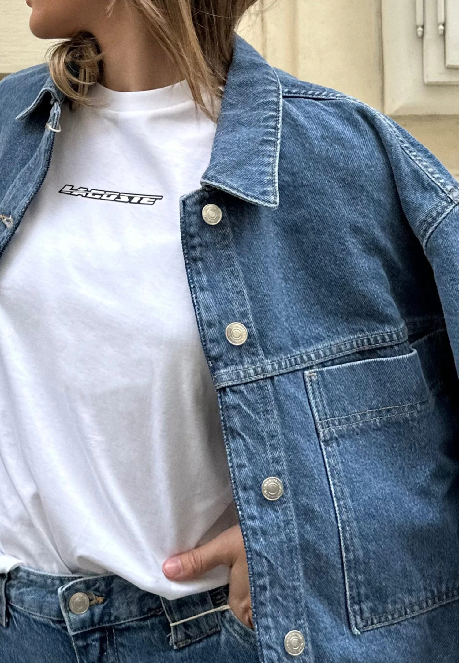 Lacoste Logo T Shirt - T-Shirt Basic - White 1 Lacoste Logo T Shirt - T-Shirt Basic - White