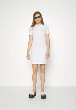 Lacoste Jurk - White -Lacoste 37e1ad10020047d089143ad759fdc75d