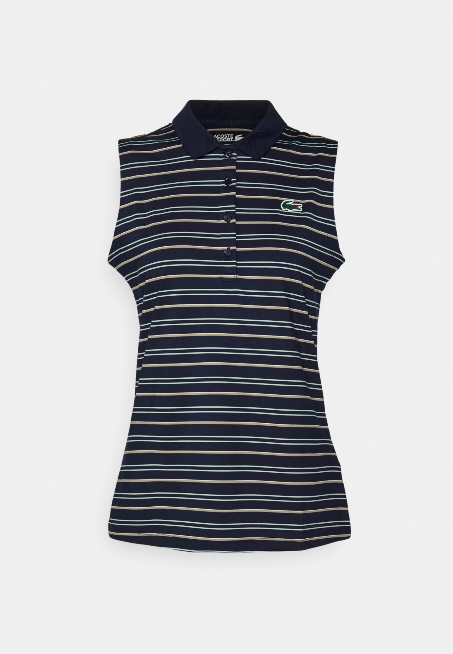 Lacoste Sport Golf Sleeveless - Poloshirt - Navy Blue/Pastille Mint Flour Lion 5 Lacoste Sport Golf Sleeveless - Poloshirt - Navy Blue/Pastille Mint Flour Lion - Afbeelding 5
